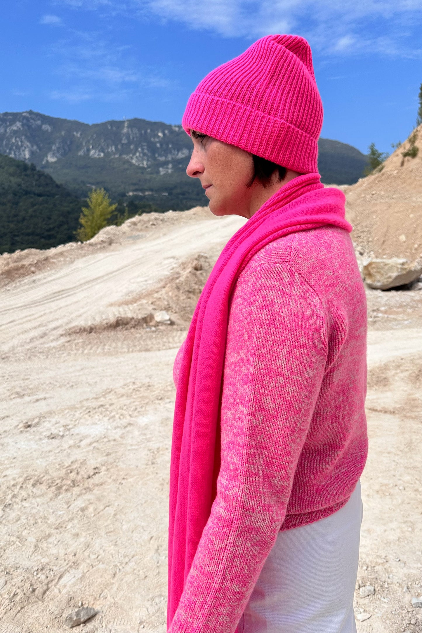 Barchetta Cropped Mouline Puro Cashmere