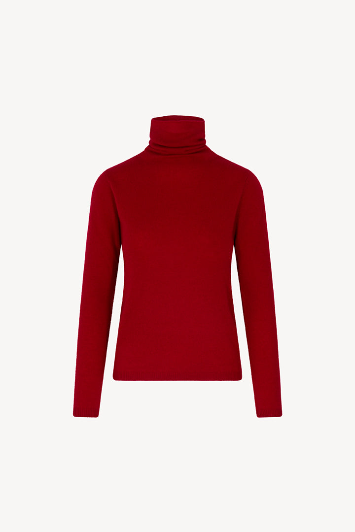 Dolcevita Velo in Puro Cashmere Rubino