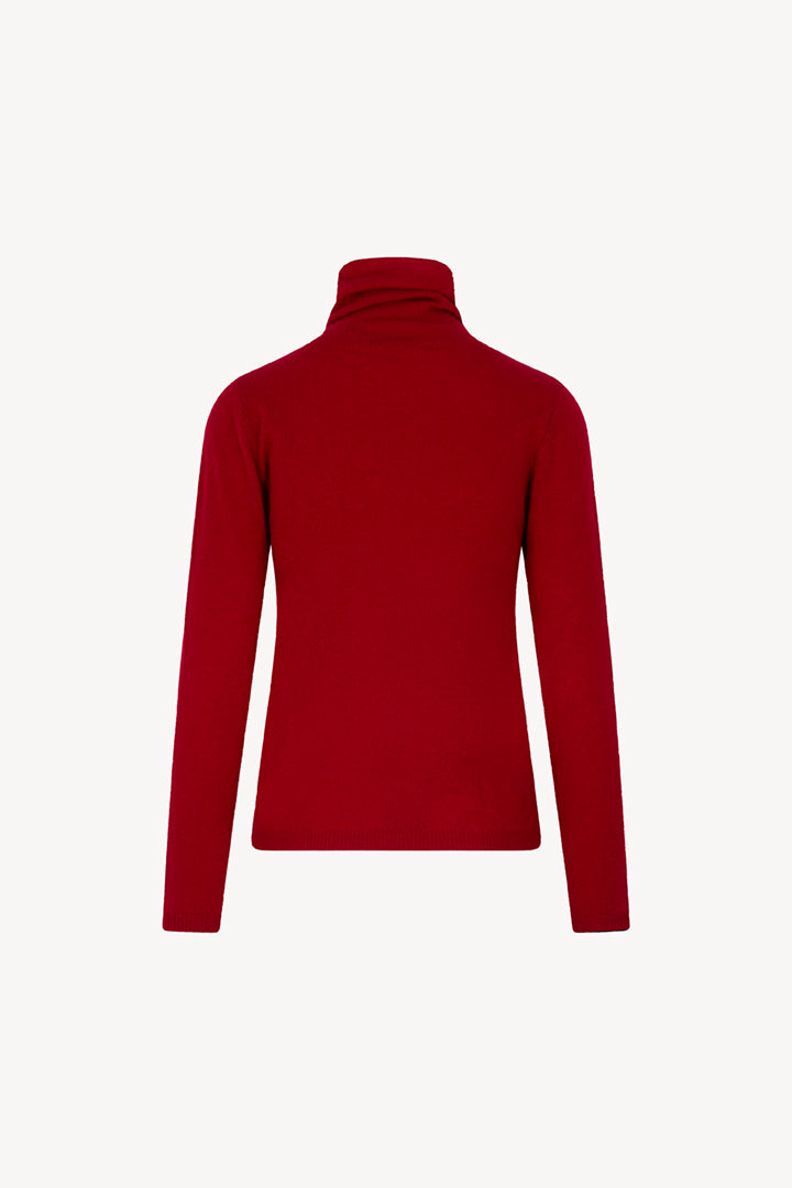 Dolcevita Velo in Puro Cashmere Rubino