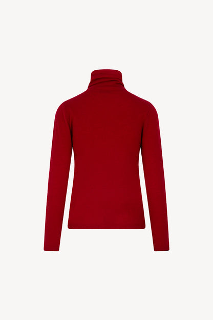 Dolcevita Velo in Puro Cashmere Rubino