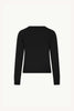 Girocollo Manica Raglan in Puro Cashmere Nero