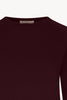 Girocollo Manica Raglan in Puro Cashmere Acero