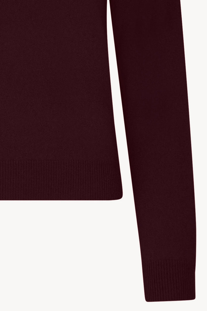Girocollo Manica Raglan in Puro Cashmere Acero