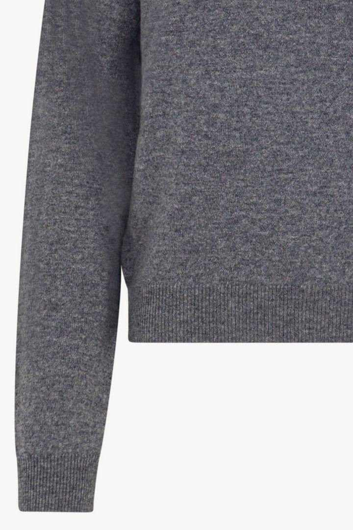 Girocollo Manica Raglan in Puro Cashmere Derby