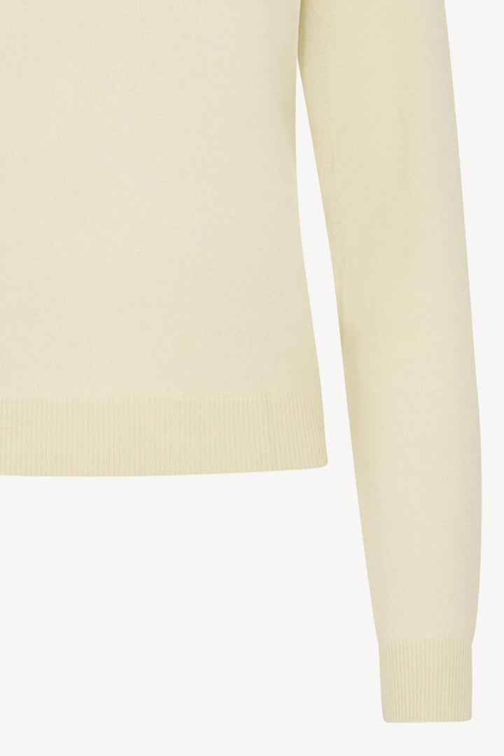 Girocollo Manica Raglan in Puro Cashmere Latte