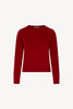 Girocollo Manica Raglan in Puro Cashmere Rubino