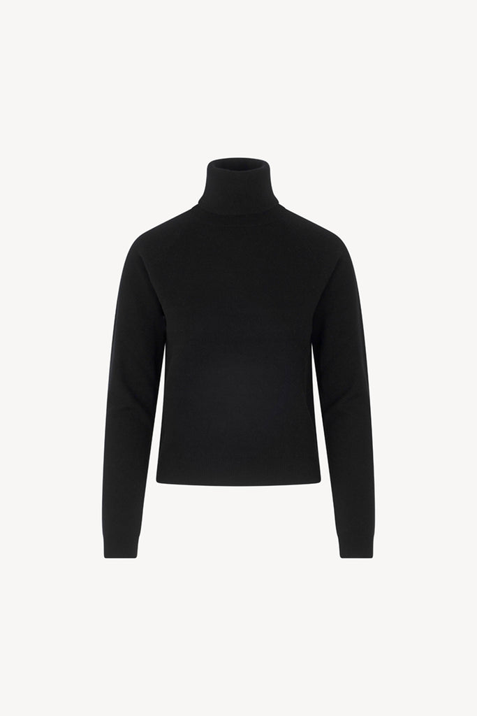 Dolcevita Manica Raglan in Puro Cashmere Nero