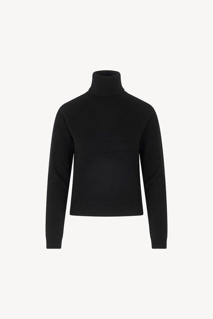 Dolcevita Manica Raglan in Puro Cashmere Nero