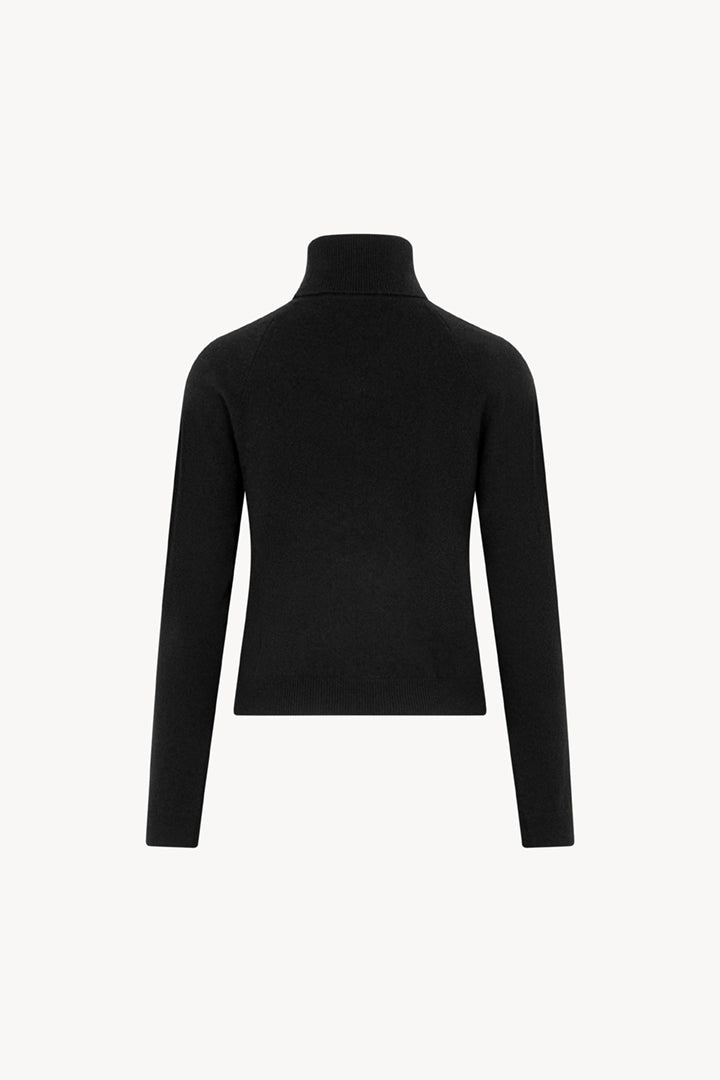 Dolcevita Manica Raglan in Puro Cashmere Nero