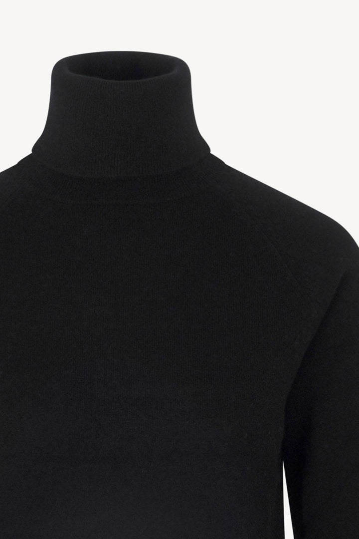 Dolcevita Manica Raglan in Puro Cashmere Nero