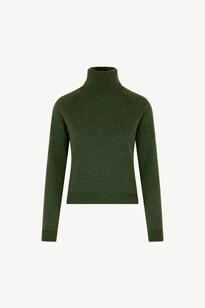 Dolcevita Manica Raglan in Puro Cashmere Loden
