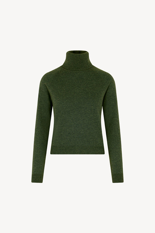 Dolcevita Manica Raglan in Puro Cashmere Loden