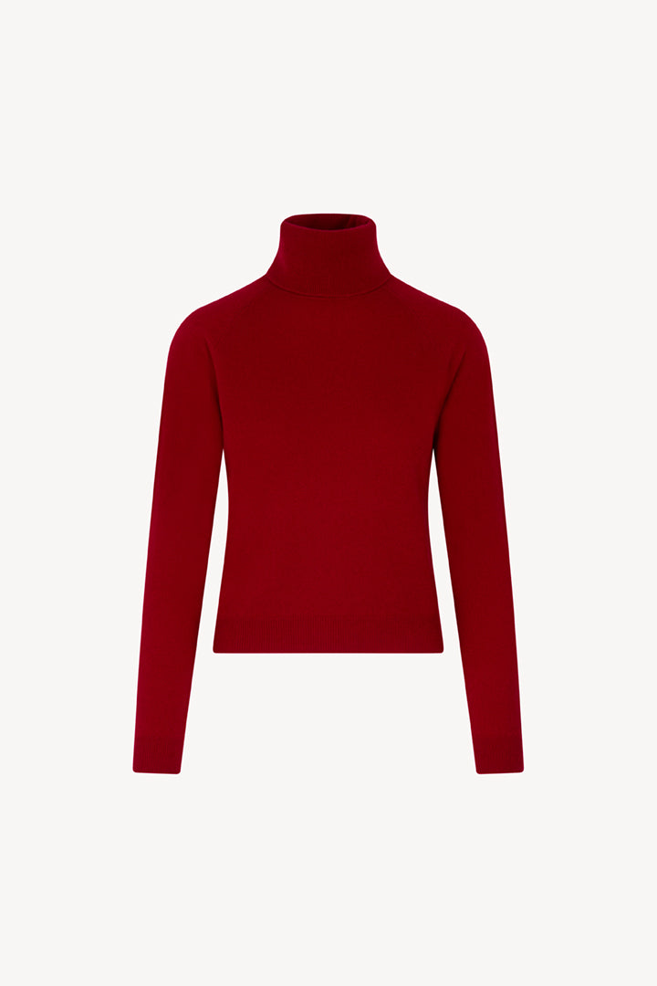 Dolcevita Manica Raglan in Puro Cashmere Rubino