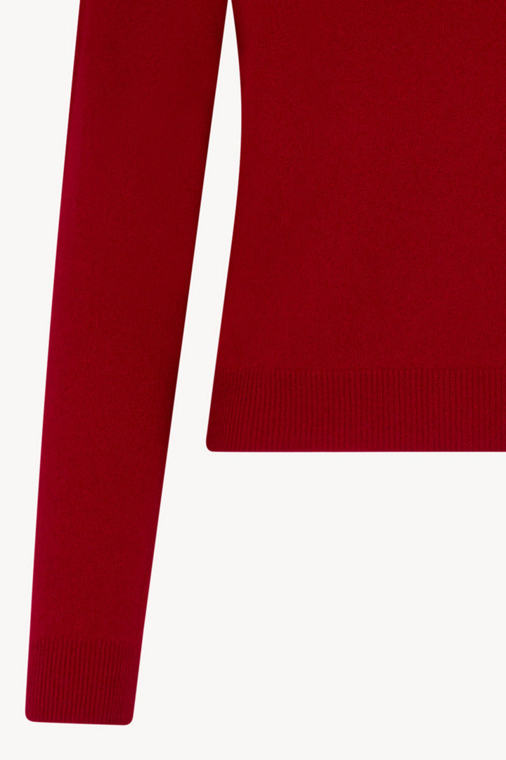 Dolcevita Manica Raglan in Puro Cashmere Rubino