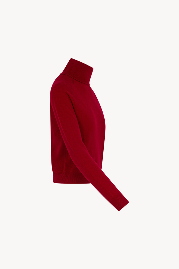 Dolcevita Manica Raglan in Puro Cashmere Rubino