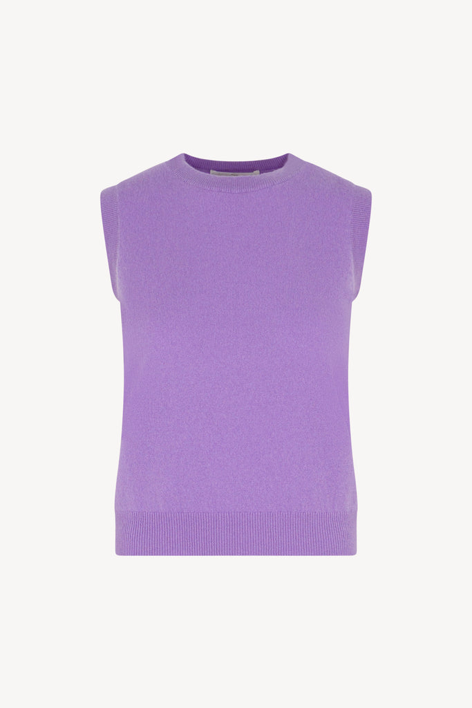 Girocollo senza maniche Puro Cashmere