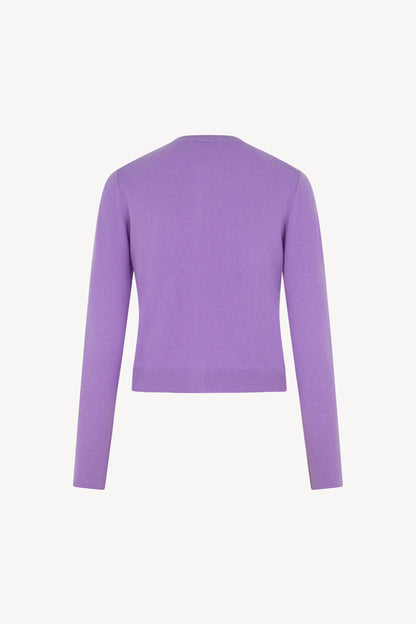 Pure Cashmere Crew Neck Cardigan