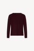 Girocollo Dritto-Rovescio in Puro Cashmere Acero
