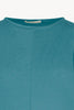 Girocollo Dritto-Rovescio in Puro Cashmere Turchese