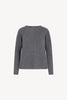 Girocollo Dritto-Rovescio in Puro Cashmere Derby