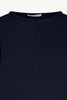 Girocollo Dritto-Rovescio in Puro Cashmere Notte