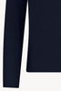 Girocollo Dritto-Rovescio in Puro Cashmere Notte