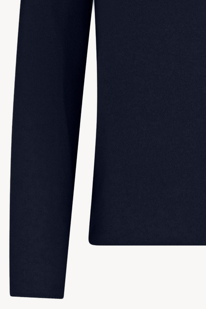 Girocollo Dritto-Rovescio in Puro Cashmere Notte