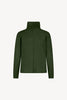 Maglia Lupetto Dritto-Rovescio in Puro Cashmere Loden