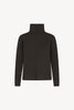 Maglia Lupetto Dritto-Rovescio in Puro Cashmere Mocha