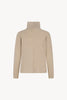 Maglia Lupetto Dritto-Rovescio in Puro Cashmere Avena