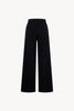 Pantaloni Ampi in Puro Cashmere Nero