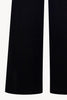 Pantaloni Ampi in Puro Cashmere Nero