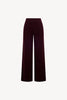 Pantaloni Ampi in Puro Cashmere Acero
