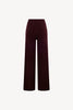 Pantaloni Ampi in Puro Cashmere Acero