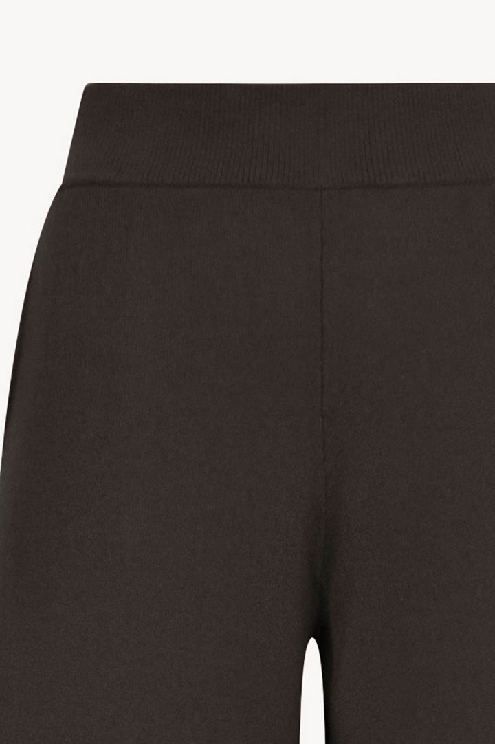 Pantaloni Ampi in Puro Cashmere Mocha