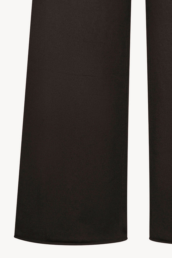 Pantaloni Ampi in Puro Cashmere Mocha