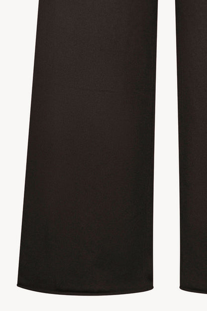 Pantaloni Ampi in Puro Cashmere Mocha