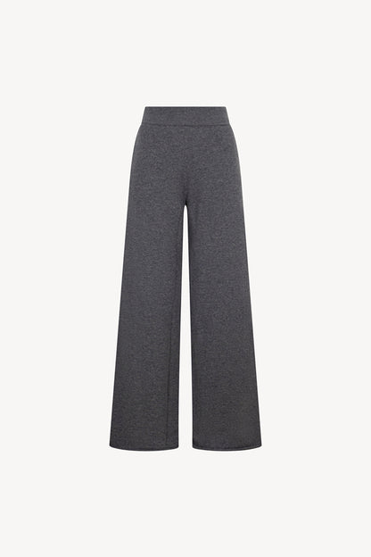 Pantaloni Ampi in Puro Cashmere Derby