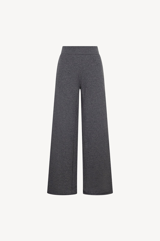 Pantaloni Ampi in Puro Cashmere Derby