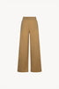 Pantaloni Ampi in Puro Cashmere Cammello