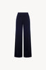 Pantaloni Ampi in Puro Cashmere Notte