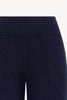 Pantaloni Ampi in Puro Cashmere Notte