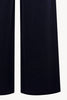 Pantaloni Ampi in Puro Cashmere Notte
