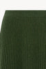 Gonna Plissè in Puro Cashmere Loden