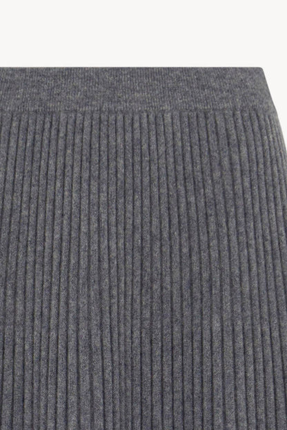 Gonna Plissè in Puro Cashmere Derby
