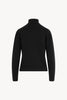 Dolcevita con Spacchetto in Puro Cashmere Nero
