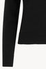 Dolcevita con Spacchetto in Puro Cashmere Nero
