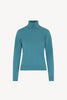 Dolcevita con Spacchetto in Puro Cashmere Turchese