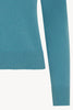 Dolcevita con Spacchetto in Puro Cashmere Turchese