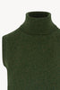 Dolcevita Senza Maniche in Puro Cashmere Loden